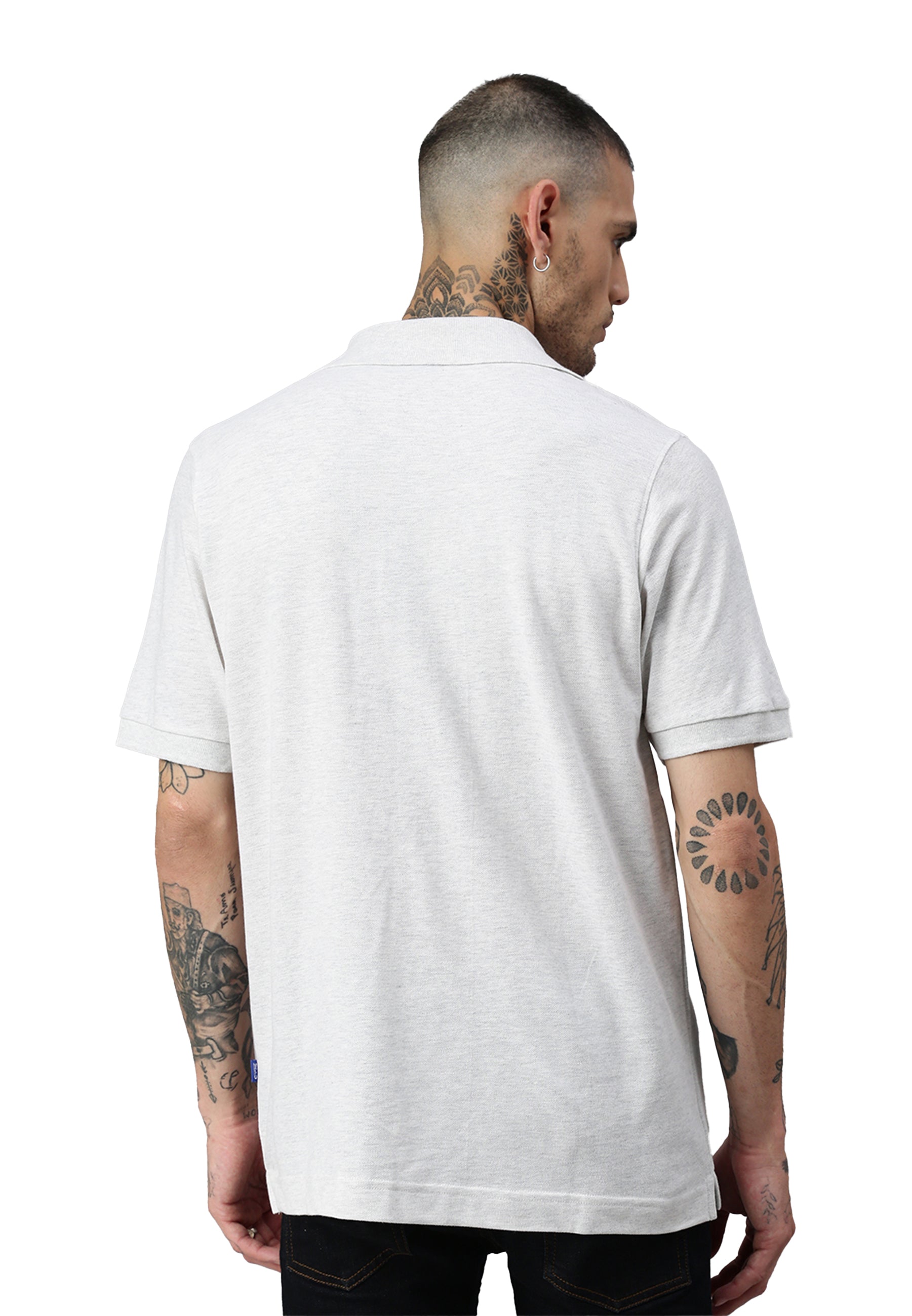 Polo Switcher pocket color balena/blanc chine