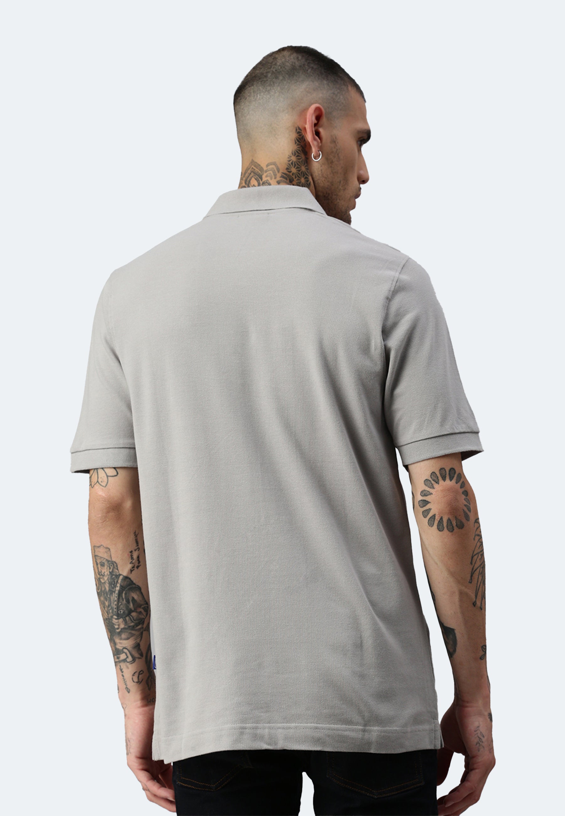 Switcher pocket polo colore balena/grigio fonce