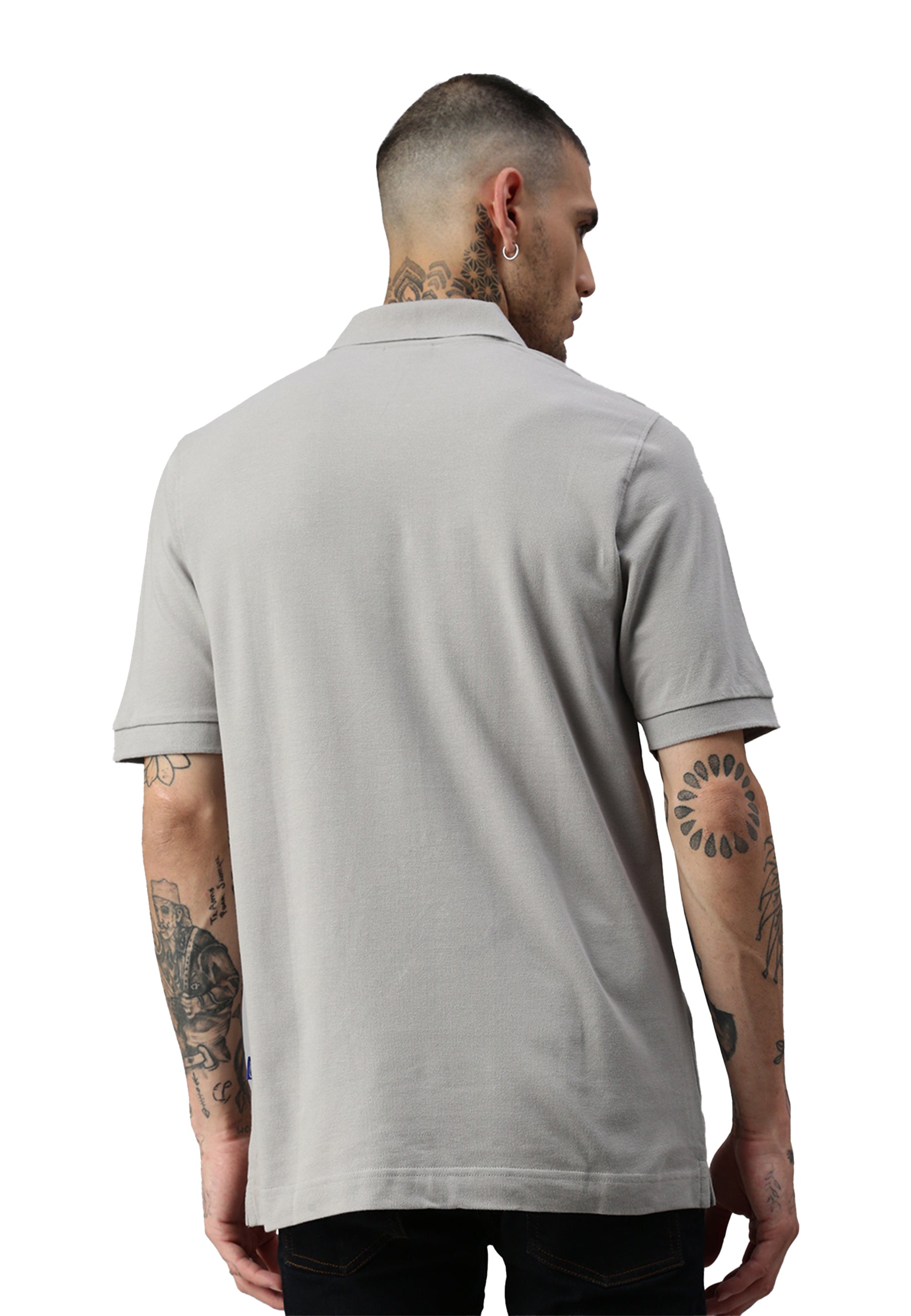 Switcher pocket polo colore balena/grigio fonce