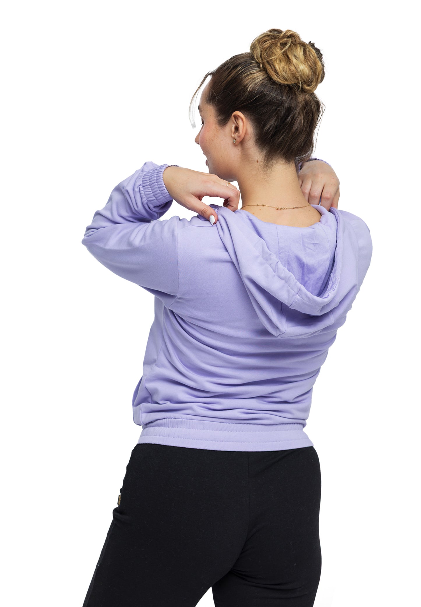 Felpa con cappuccio Switcher Lady arizona colour/144 lavanda