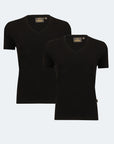 2 pezzi T-shirt elasticizzata con scollo a V Giorgia