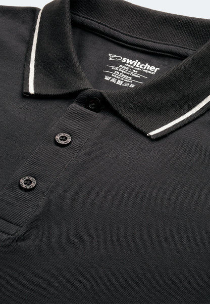 Switcher polo uomo ben color/410 arsenico