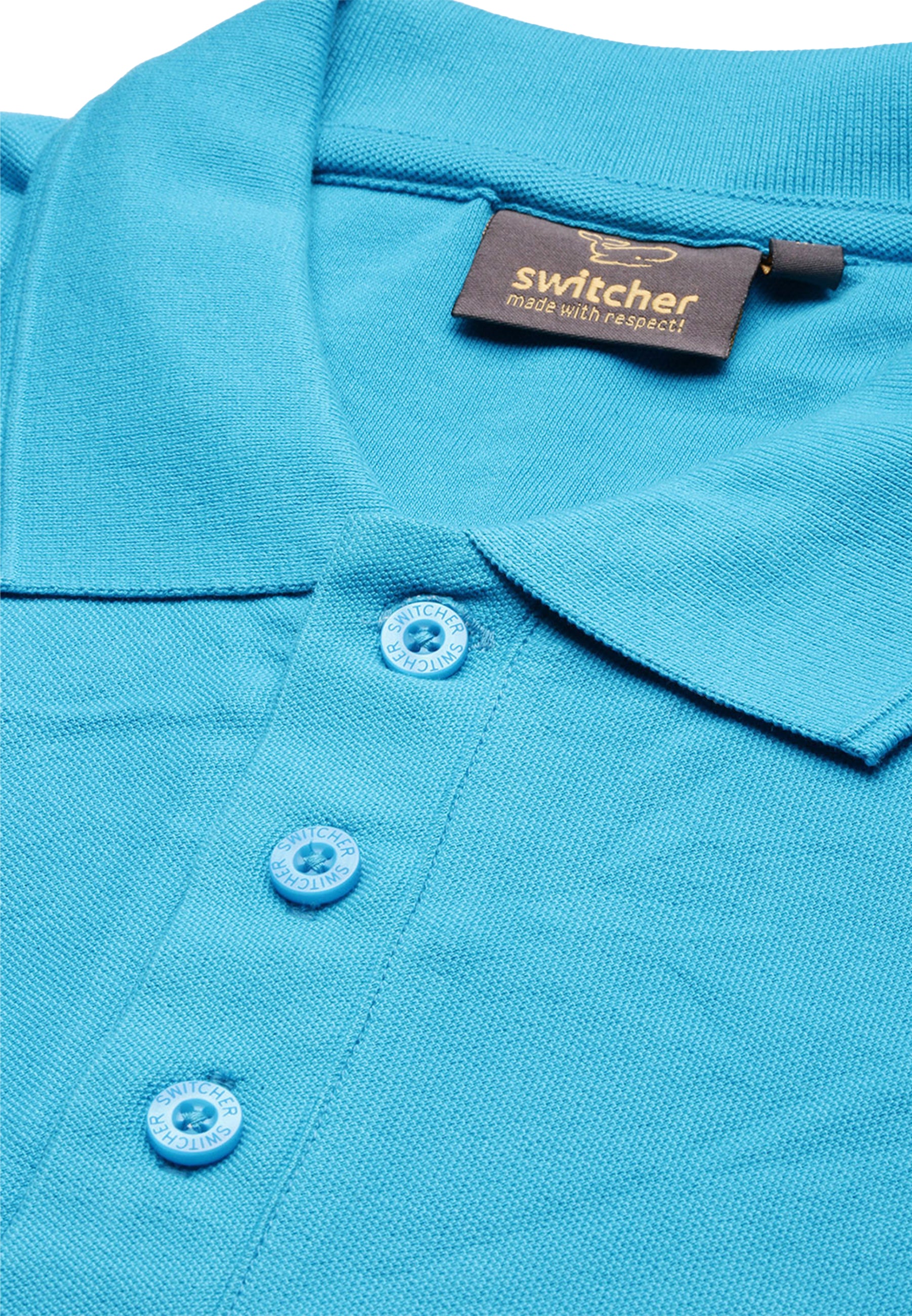 Polo da uomo Switcher color blu baia
