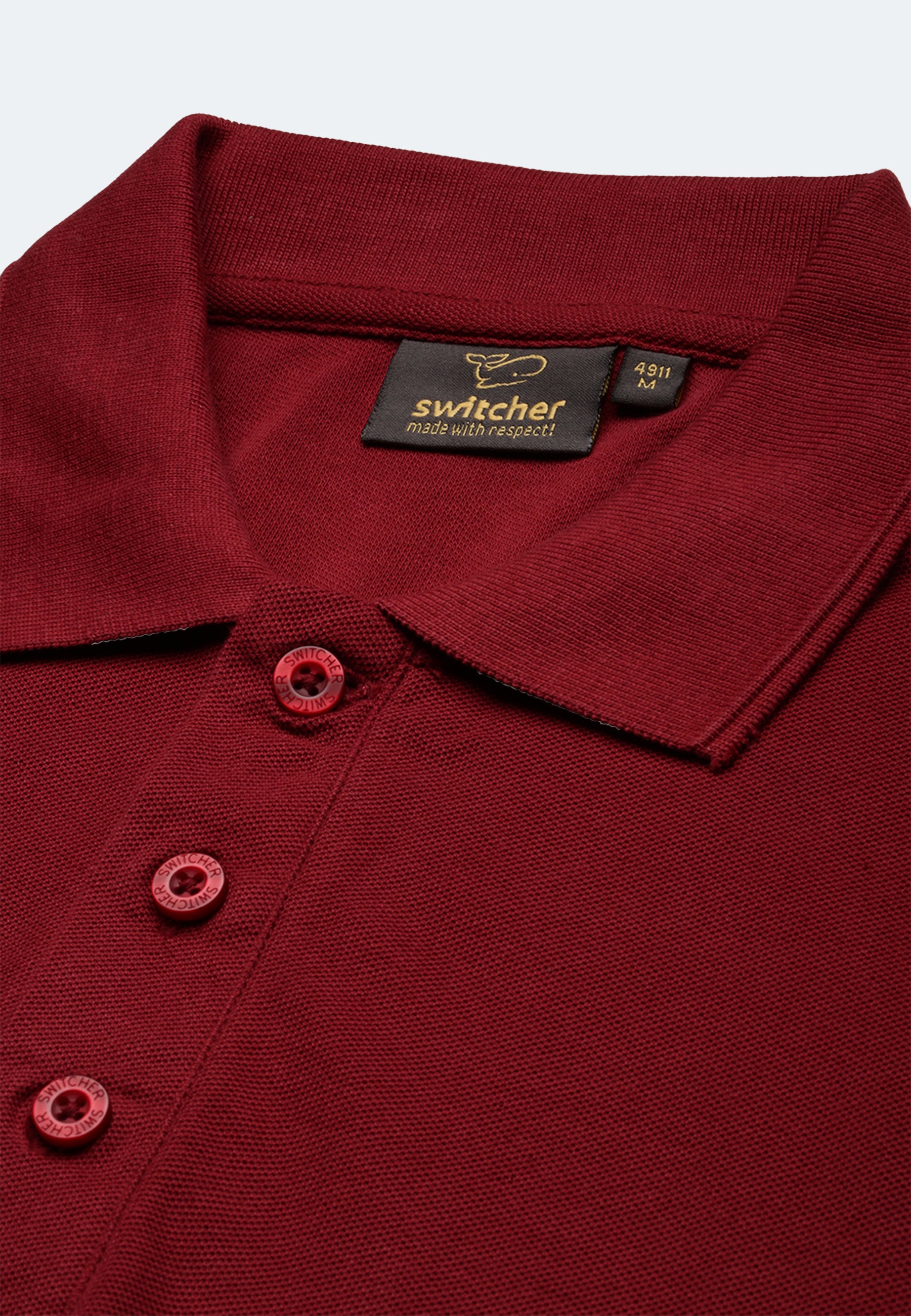 Polo da uomo Switcher colore bordeaux