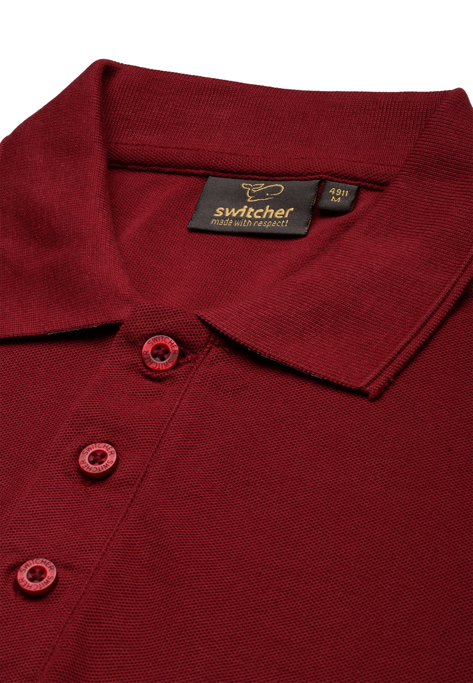 Polo da uomo Switcher colore bordeaux
