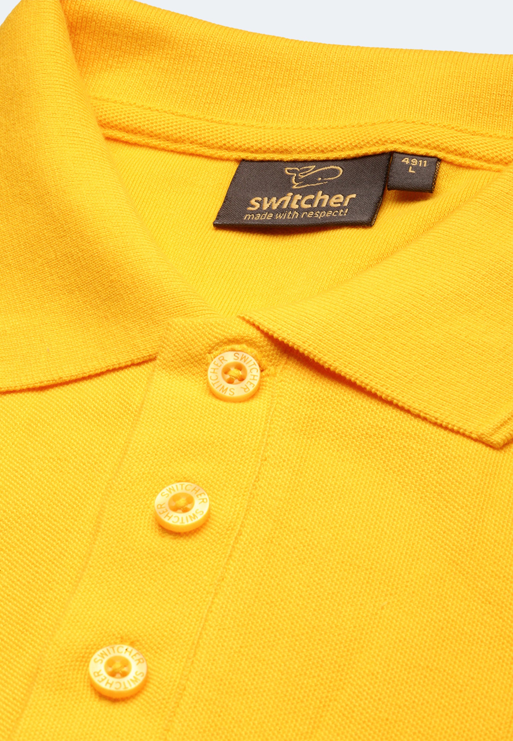 Polo da uomo Switcher colore john/giallo