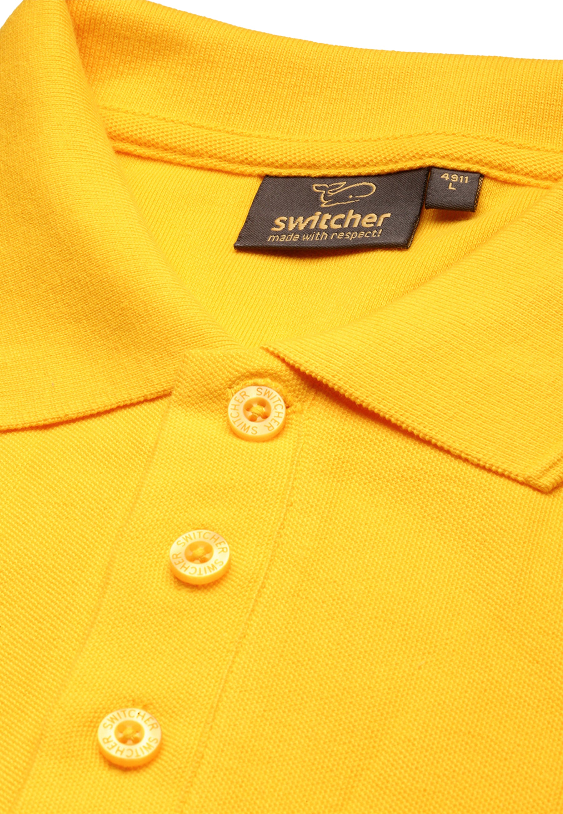 Polo da uomo Switcher colore john/giallo