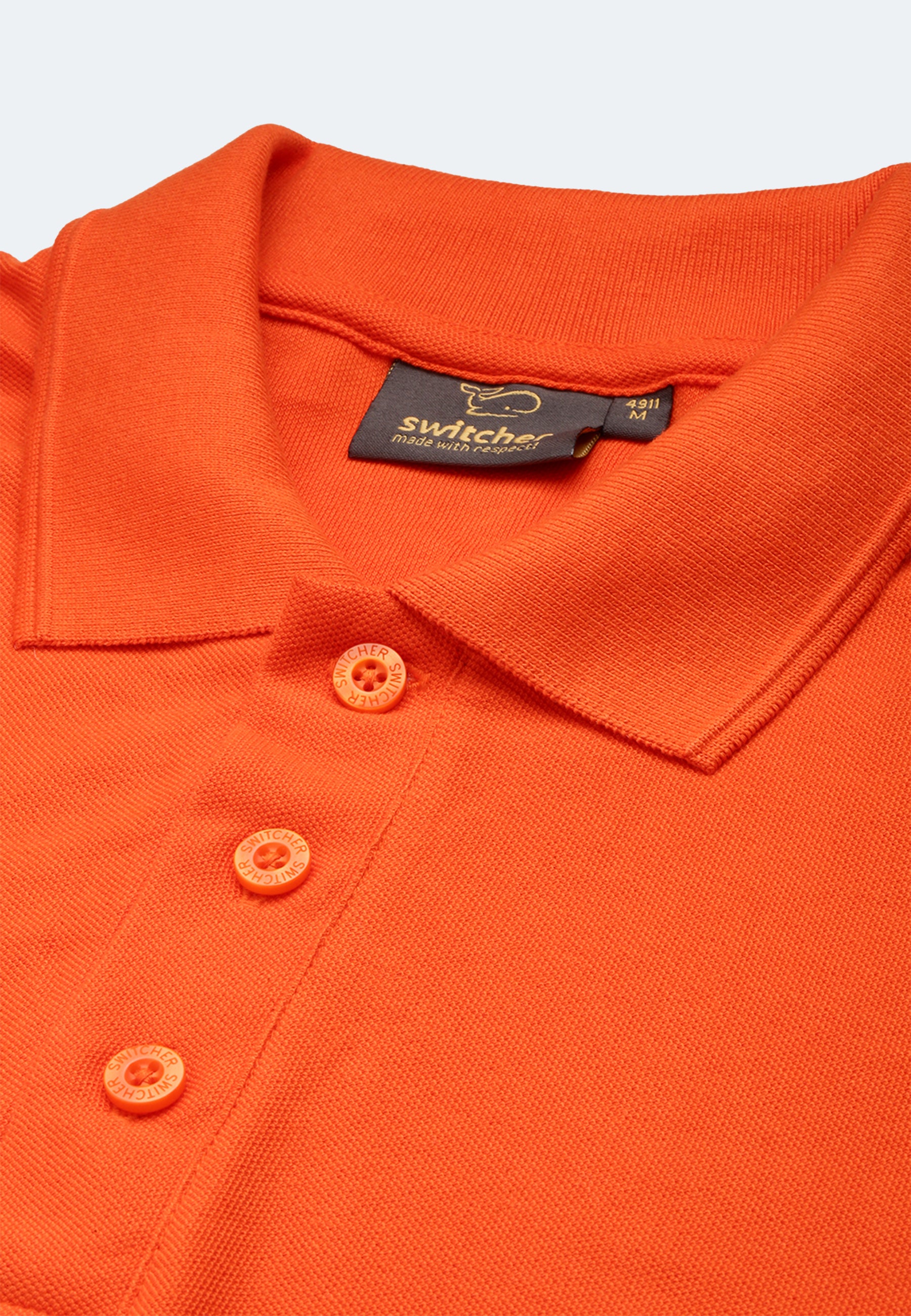 Polo da uomo Switcher color paprika
