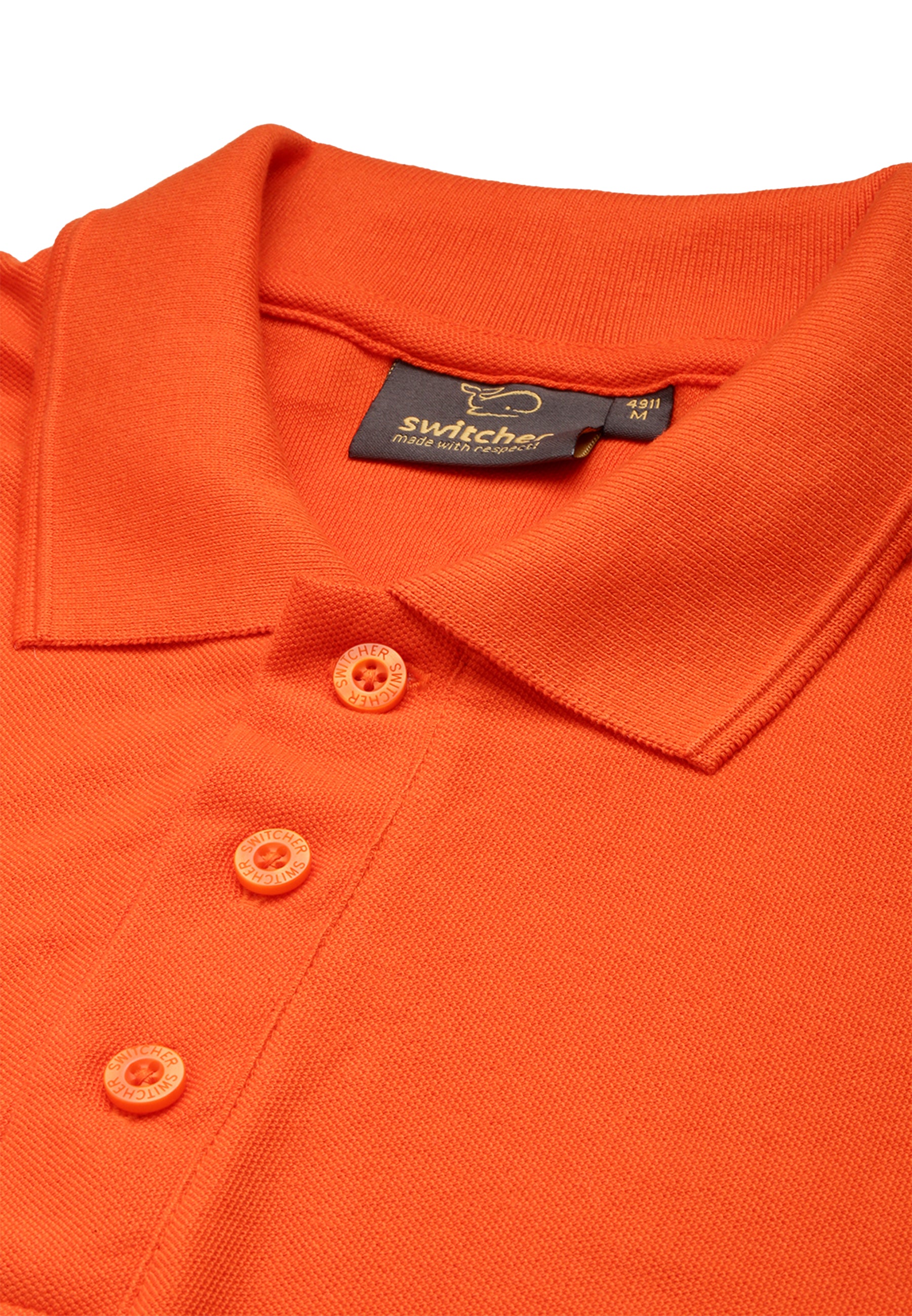 Polo da uomo Switcher color paprika