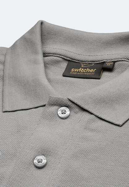 Switcher polo uomo samuel color/402 gris foncé