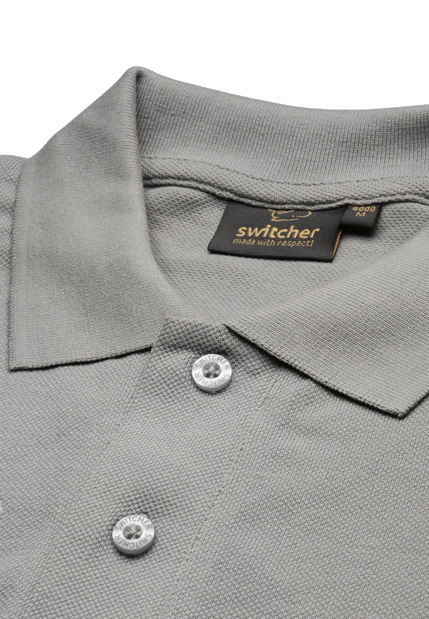 Switcher polo uomo samuel color/402 gris foncé