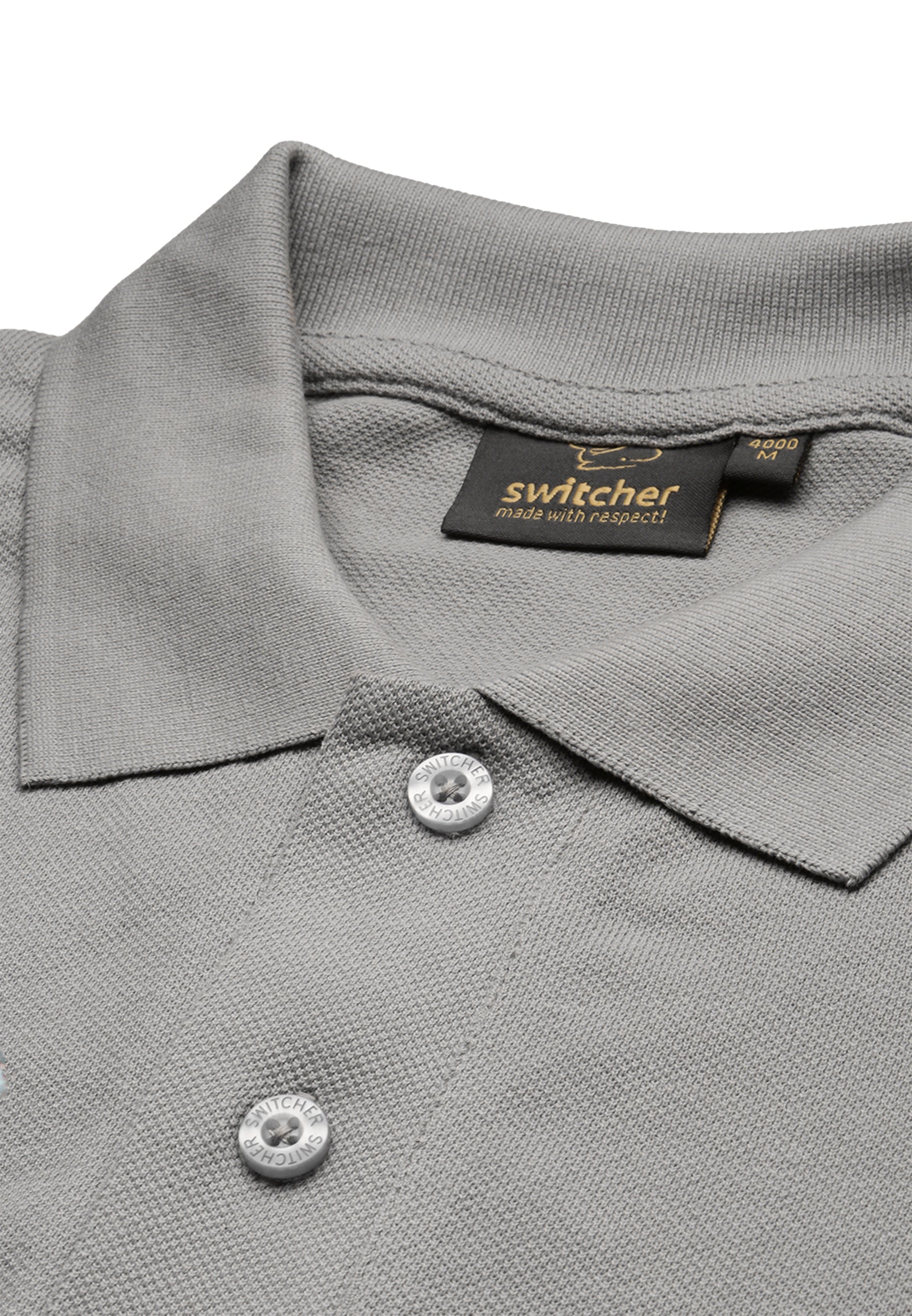 Switcher polo uomo samuel color/gris fonce