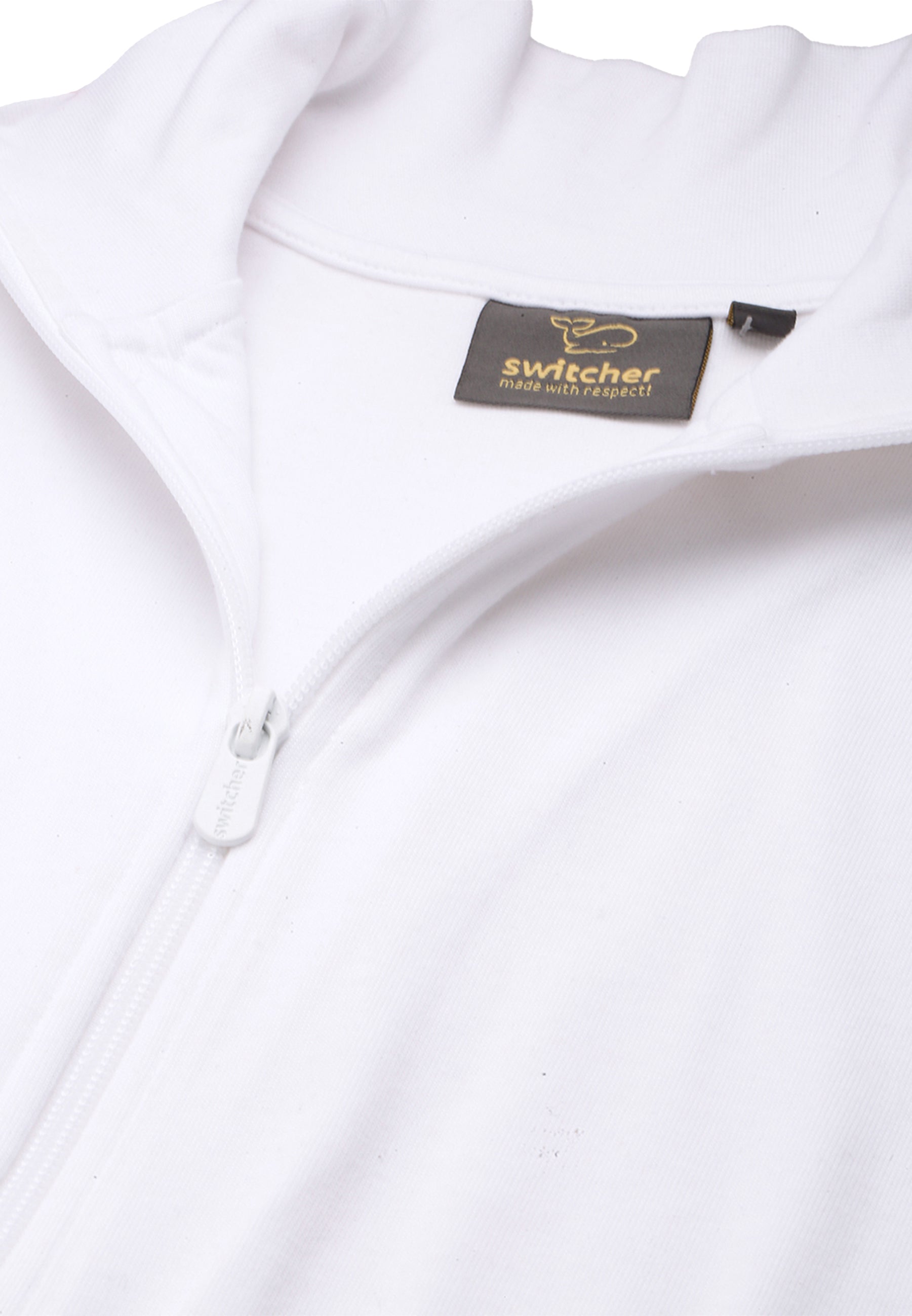 Switcher giacca con zip uomo dallas colore/blanc