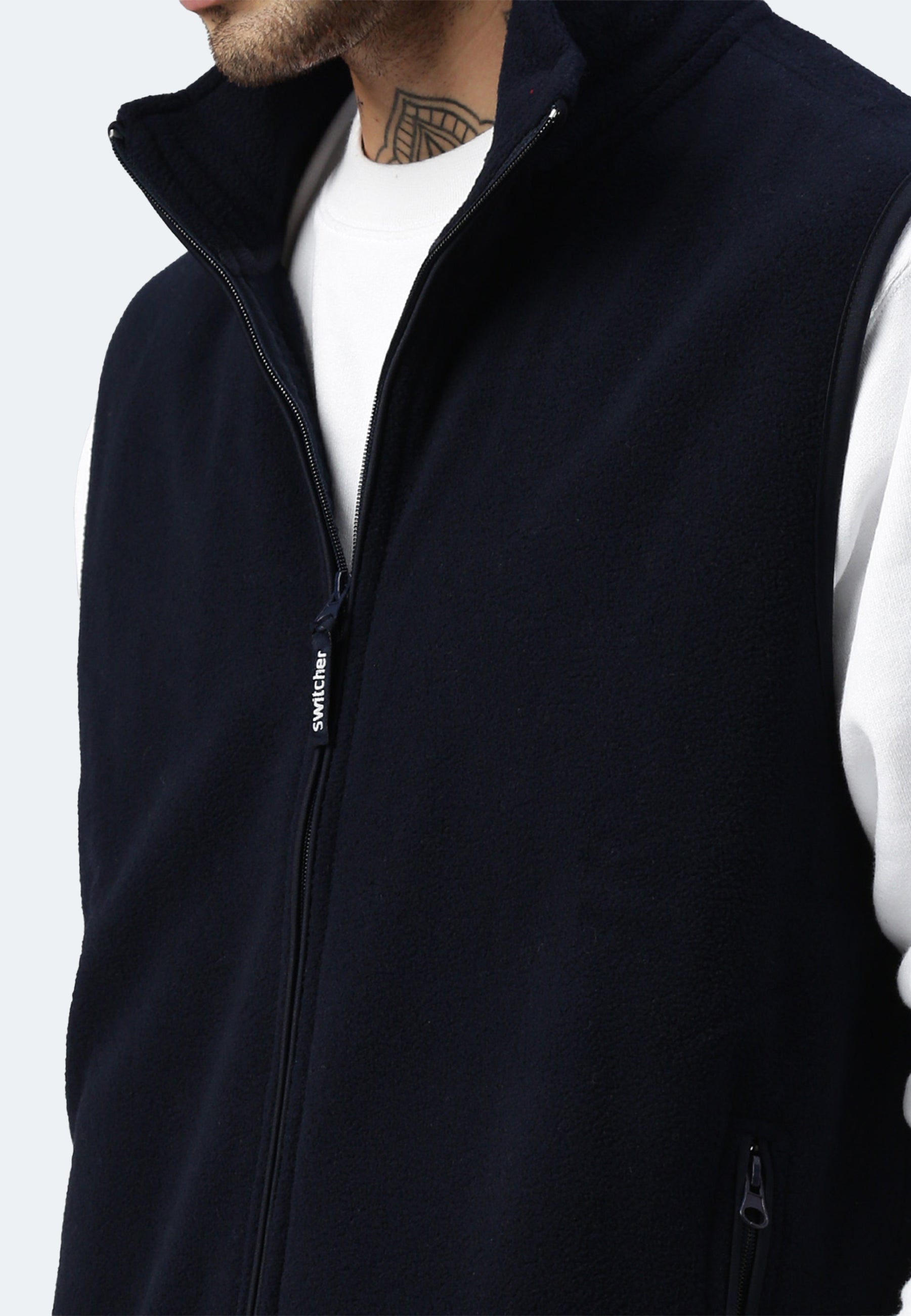 Gilet in pelliccia di fibra Cortina