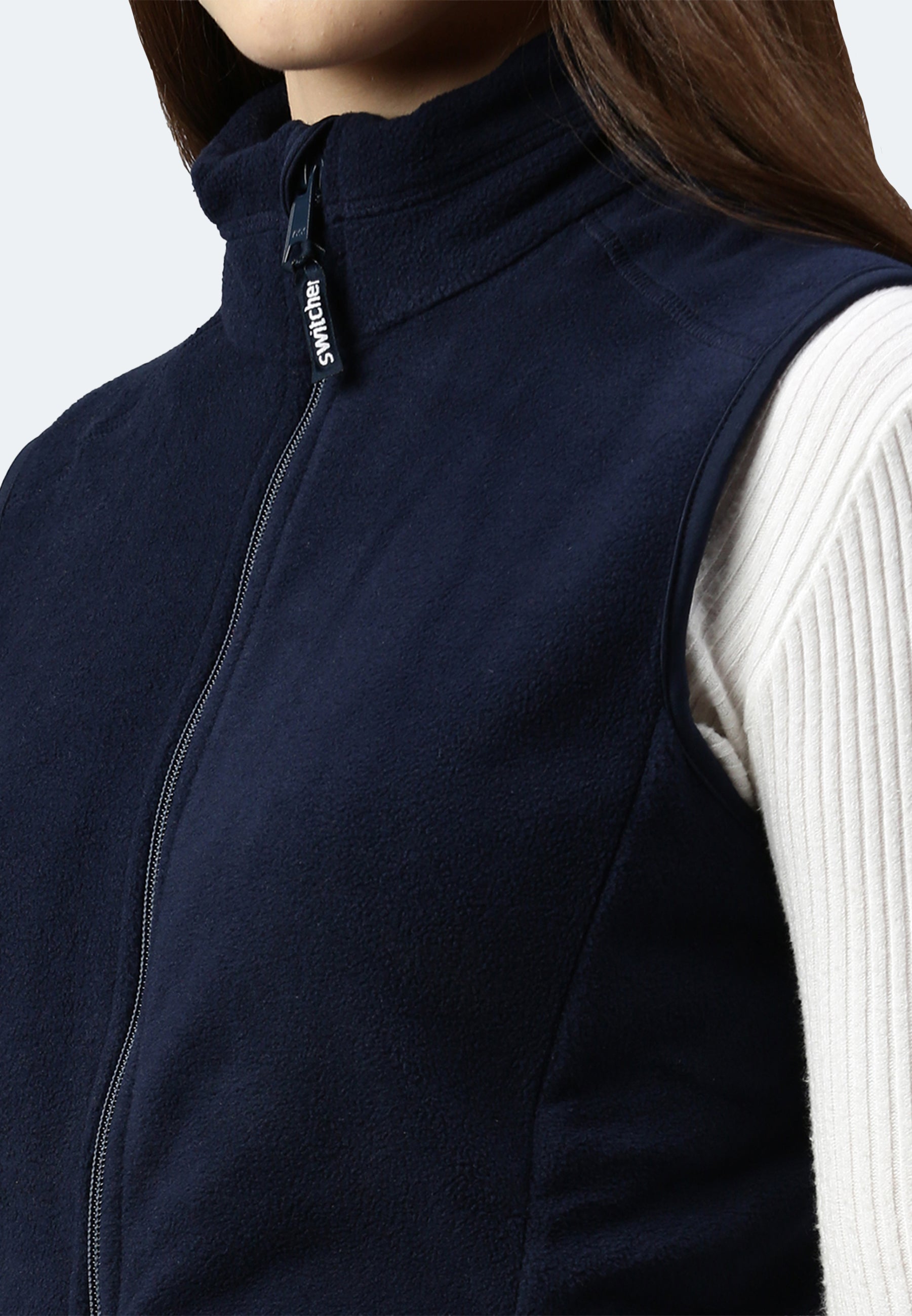 Gilet in pelliccia di fibra Helsinki