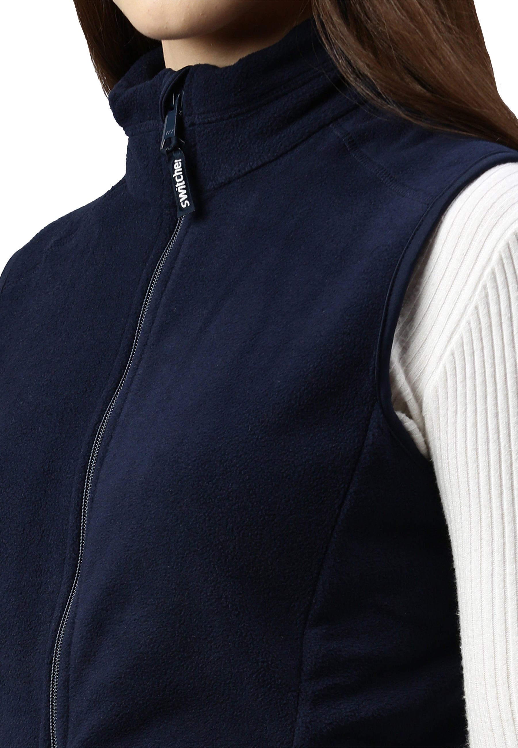 Gilet in pelliccia di fibra Helsinki
