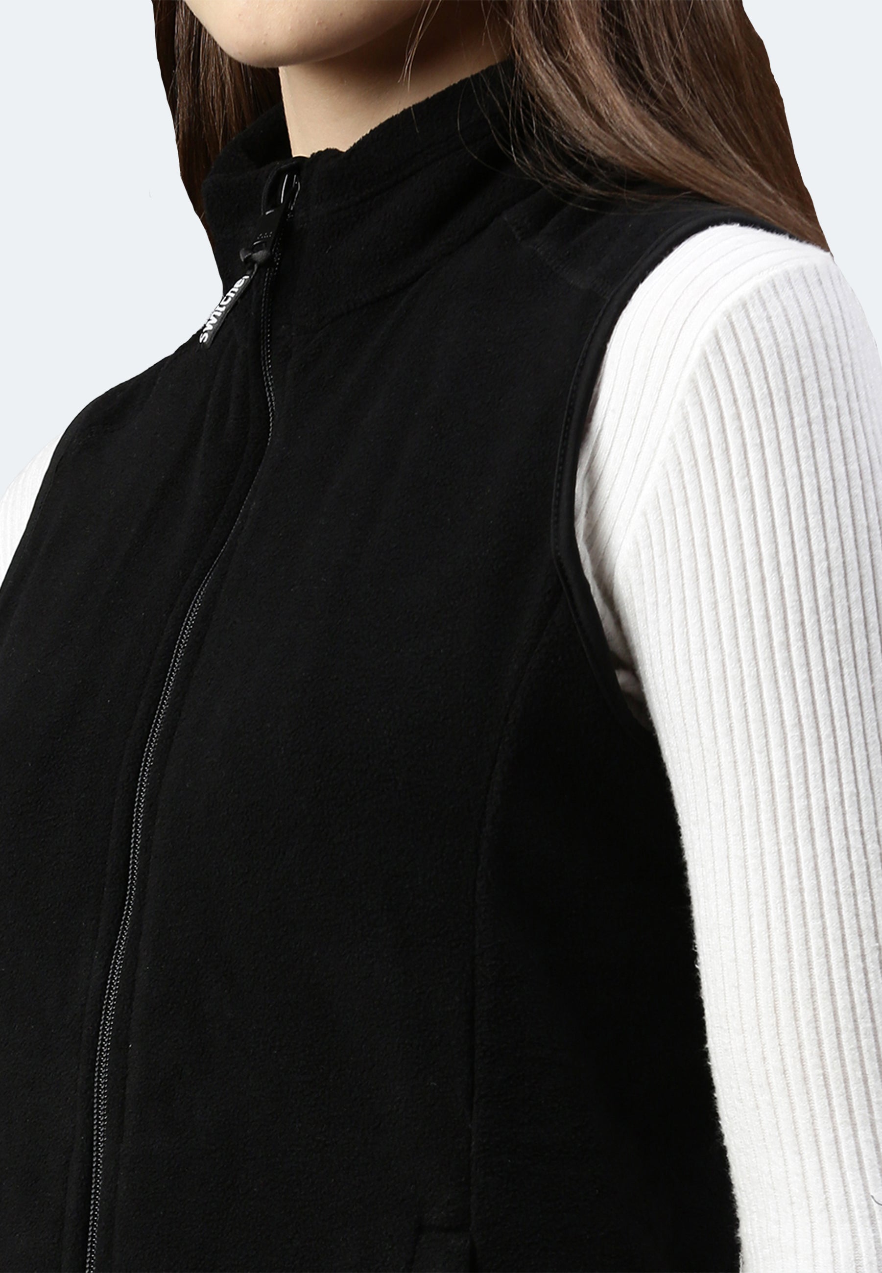Gilet in pelliccia di fibra Helsinki