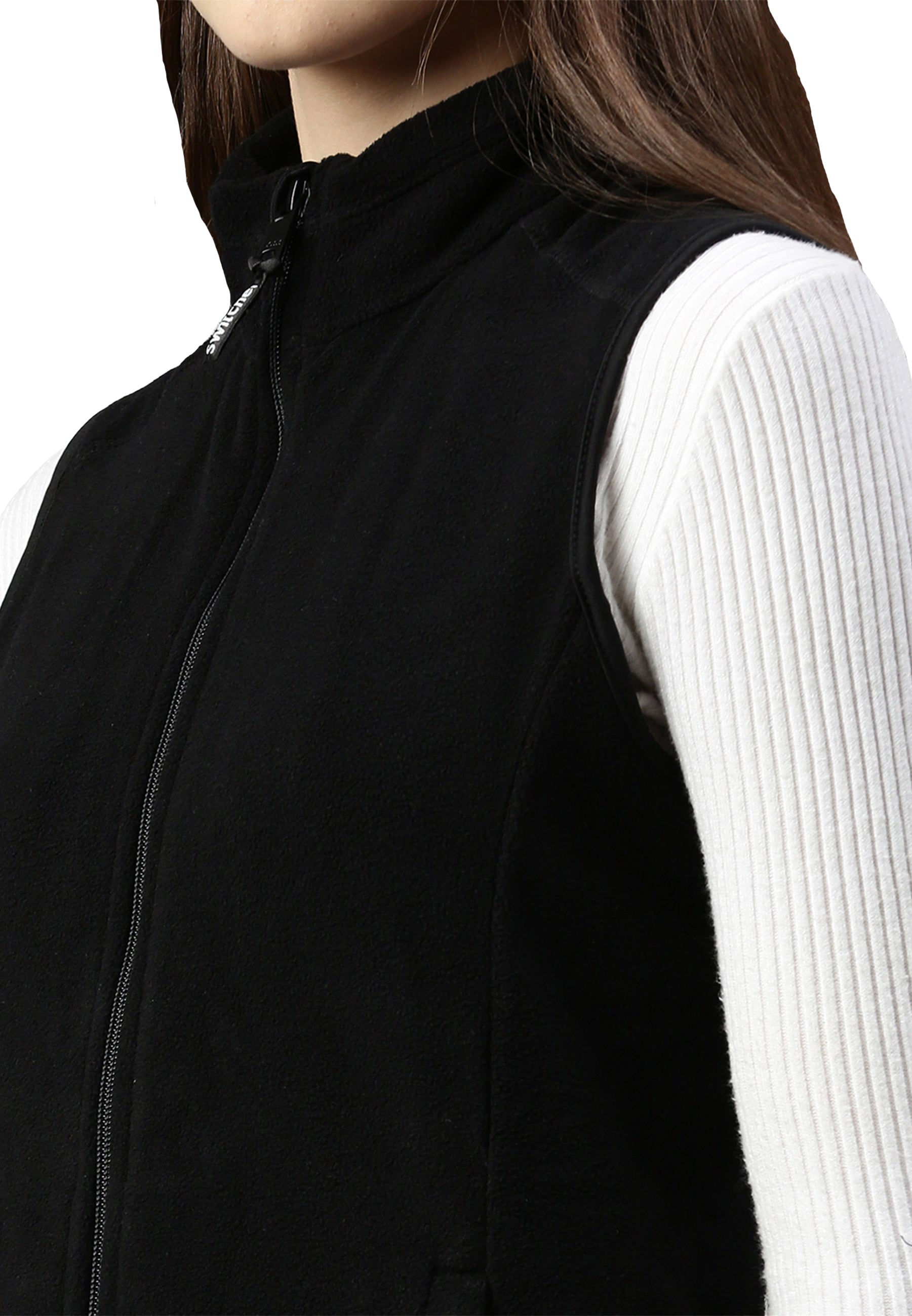 Gilet in pelliccia di fibra Helsinki