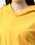 Felpa con cappuccio Switcher Lady skylar color/532 moutarde
