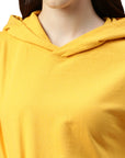 Felpa con cappuccio Switcher Lady skylar color/532 moutarde