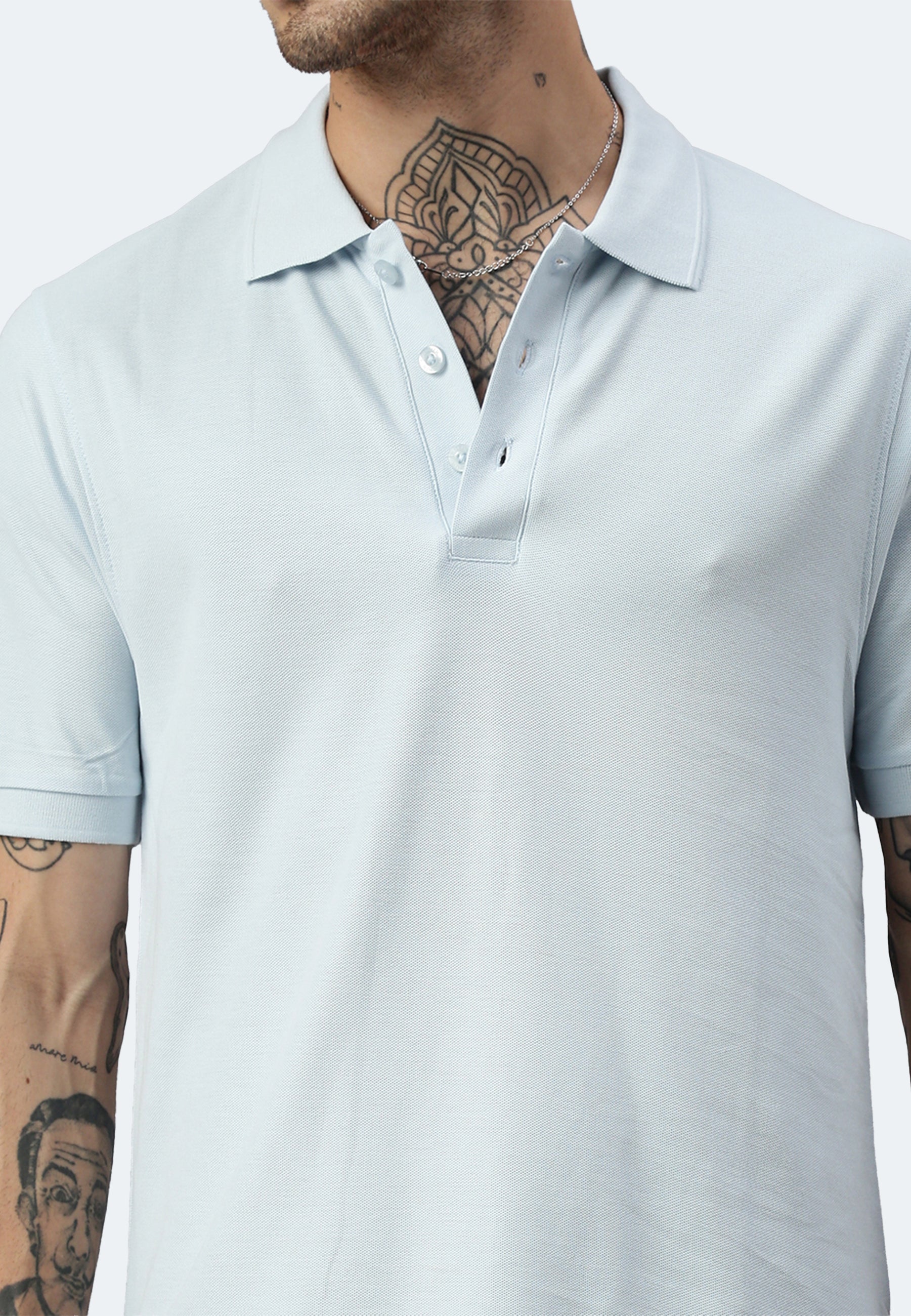 Polo da uomo Switcher color john/angelo blu