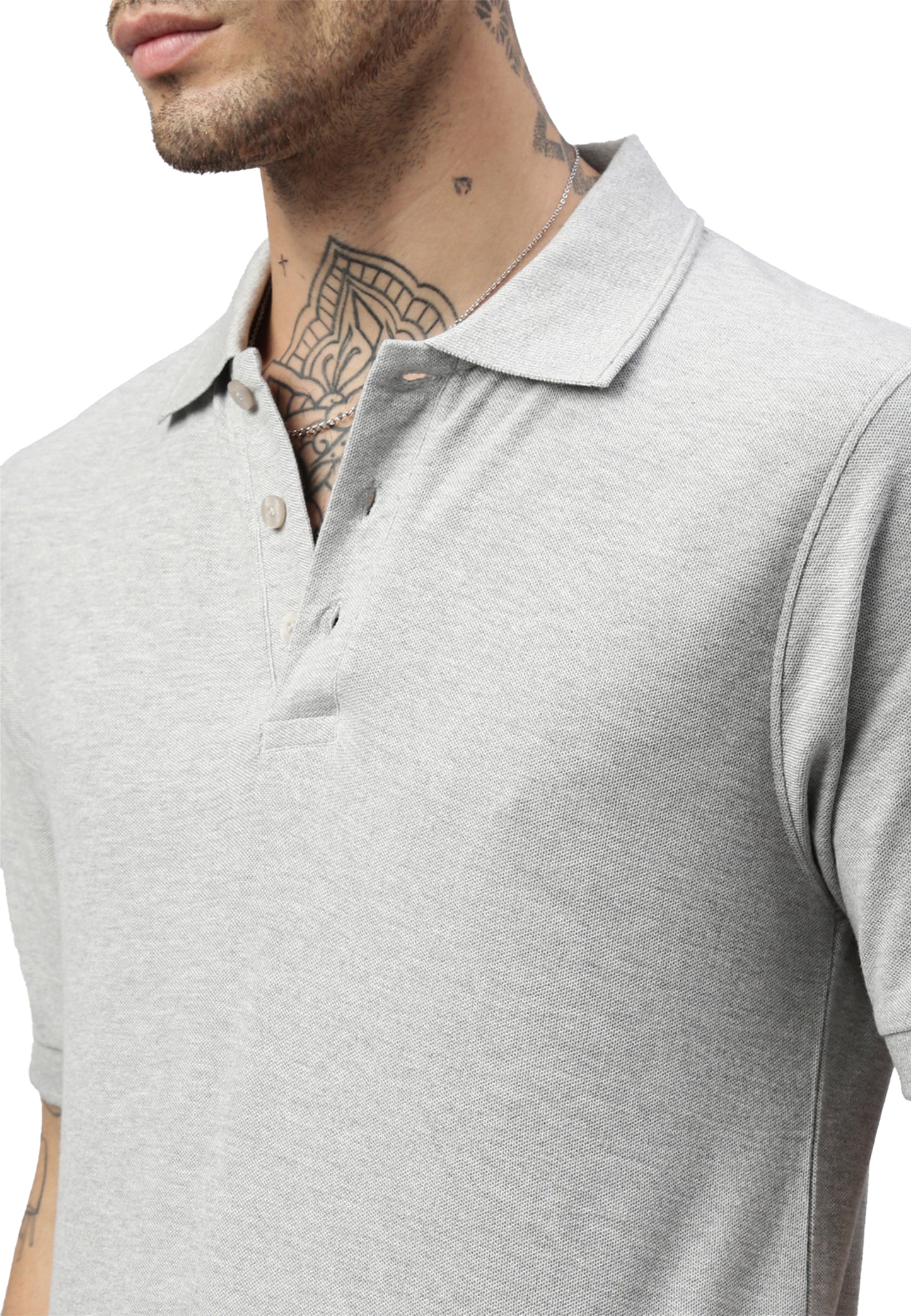 Switcher polo uomo john color/42 gris chine