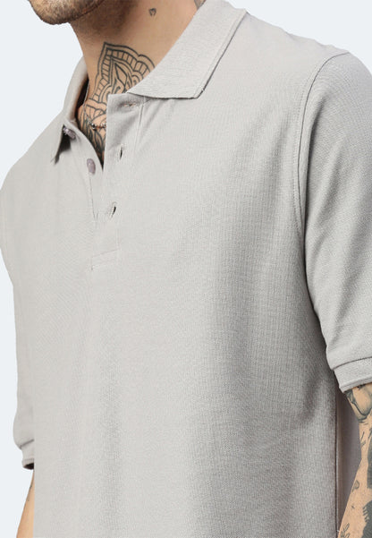 Switcher polo uomo john color/402 gris fonce