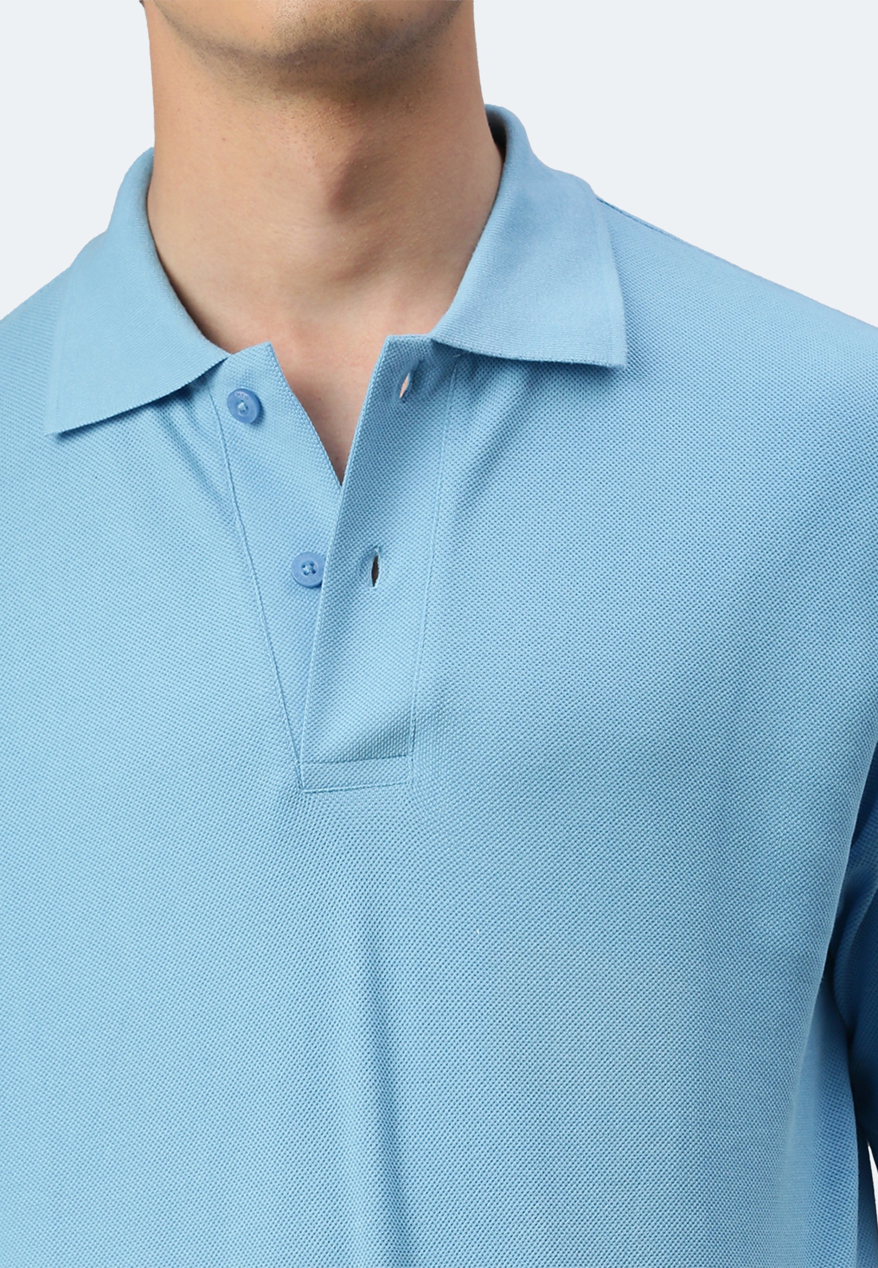 Polo da uomo Switcher Samuel color/blu ghiaccio