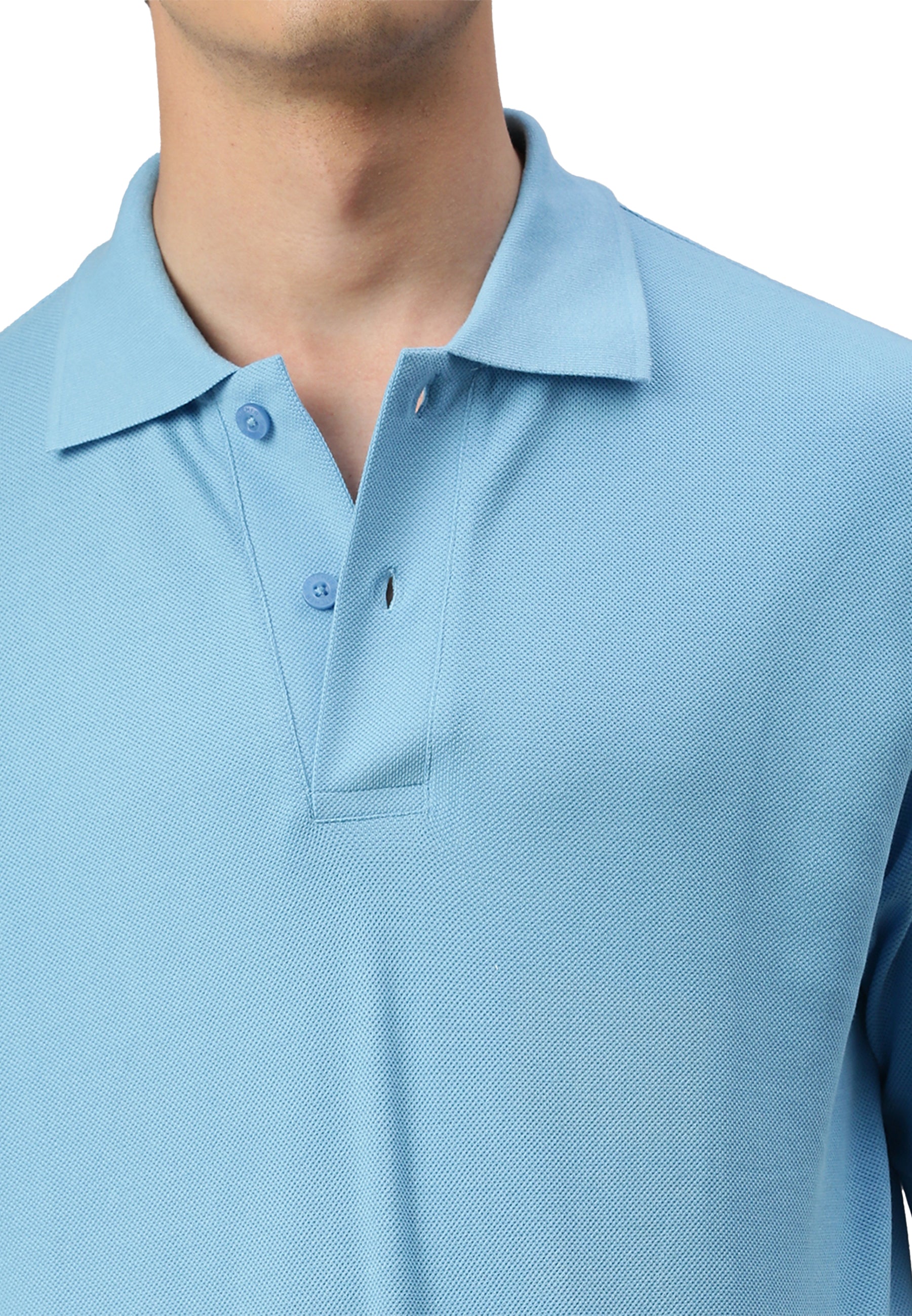 Polo da uomo Switcher Samuel color/blu ghiaccio