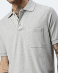 Switcher pocket polo colore balena/chine grigio