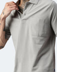 Switcher pocket polo colore balena/grigio fonce