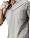 Switcher pocket polo colore balena/grigio fonce