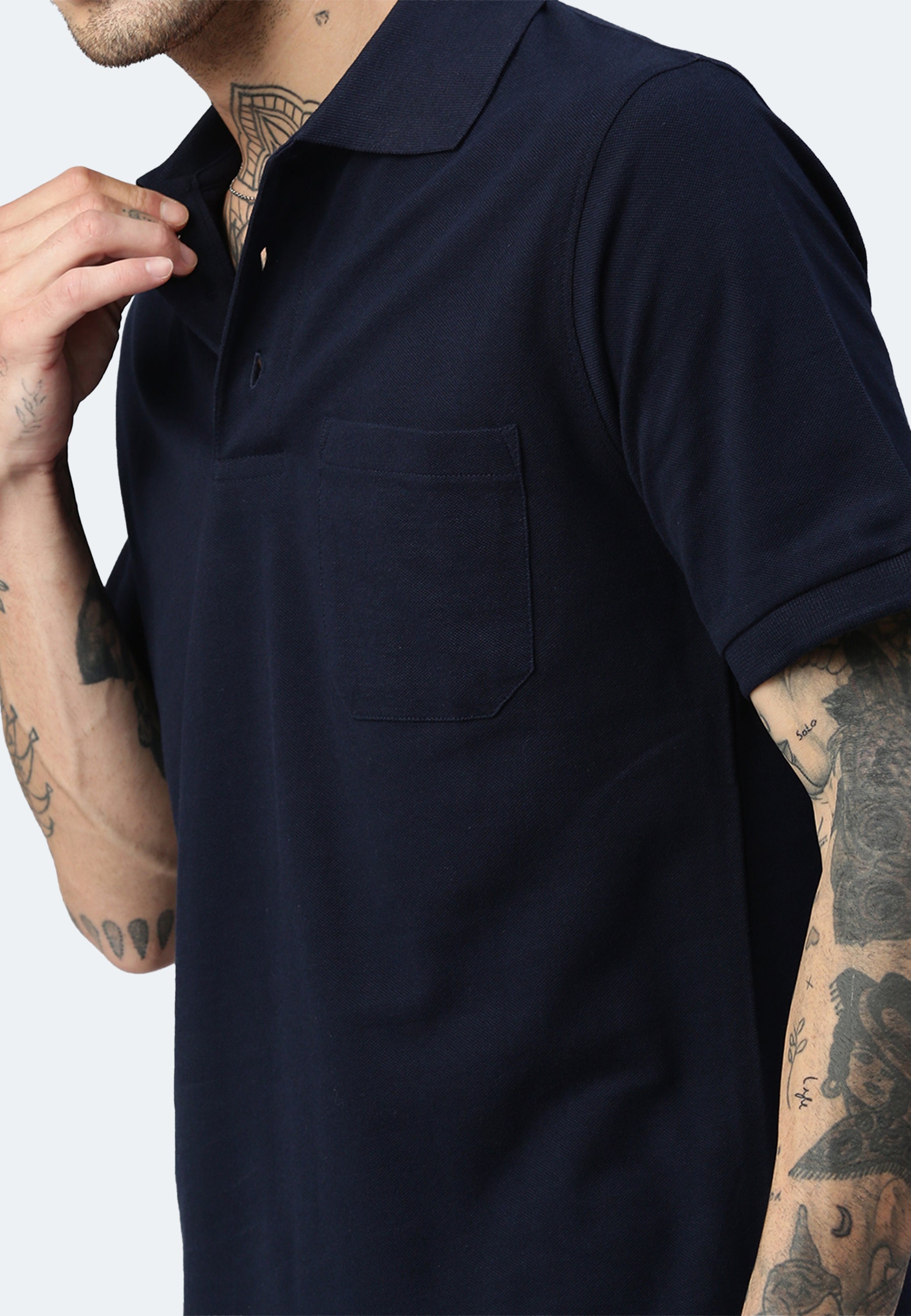 Polo Switcher pocket colore balena/navy