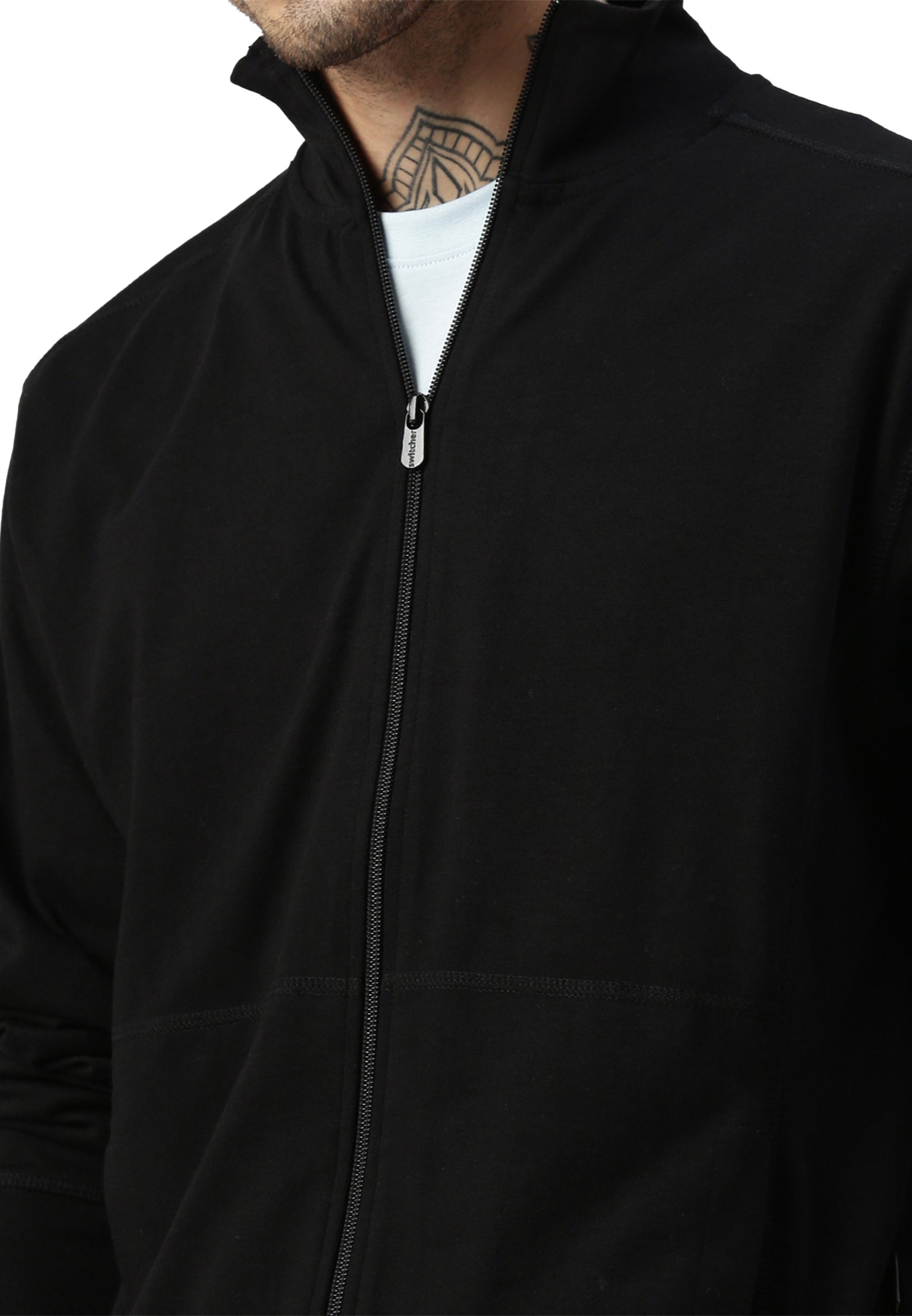Switcher giacca con zip uomo dallas colore/noir