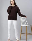 donna-candice-organico-cotone-pantalone da corsa-bianco-frontale-scatto
