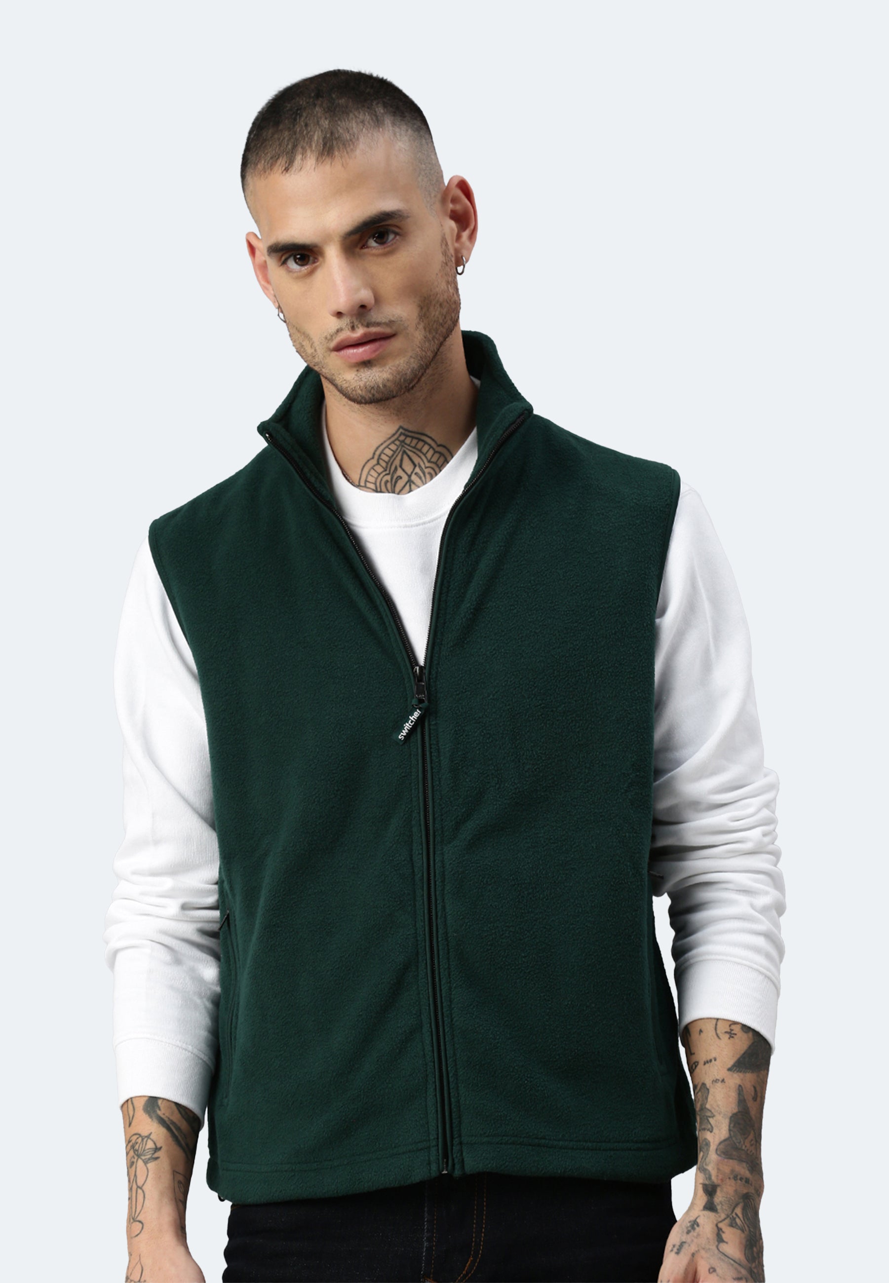 Gilet in pelliccia di fibra Cortina
