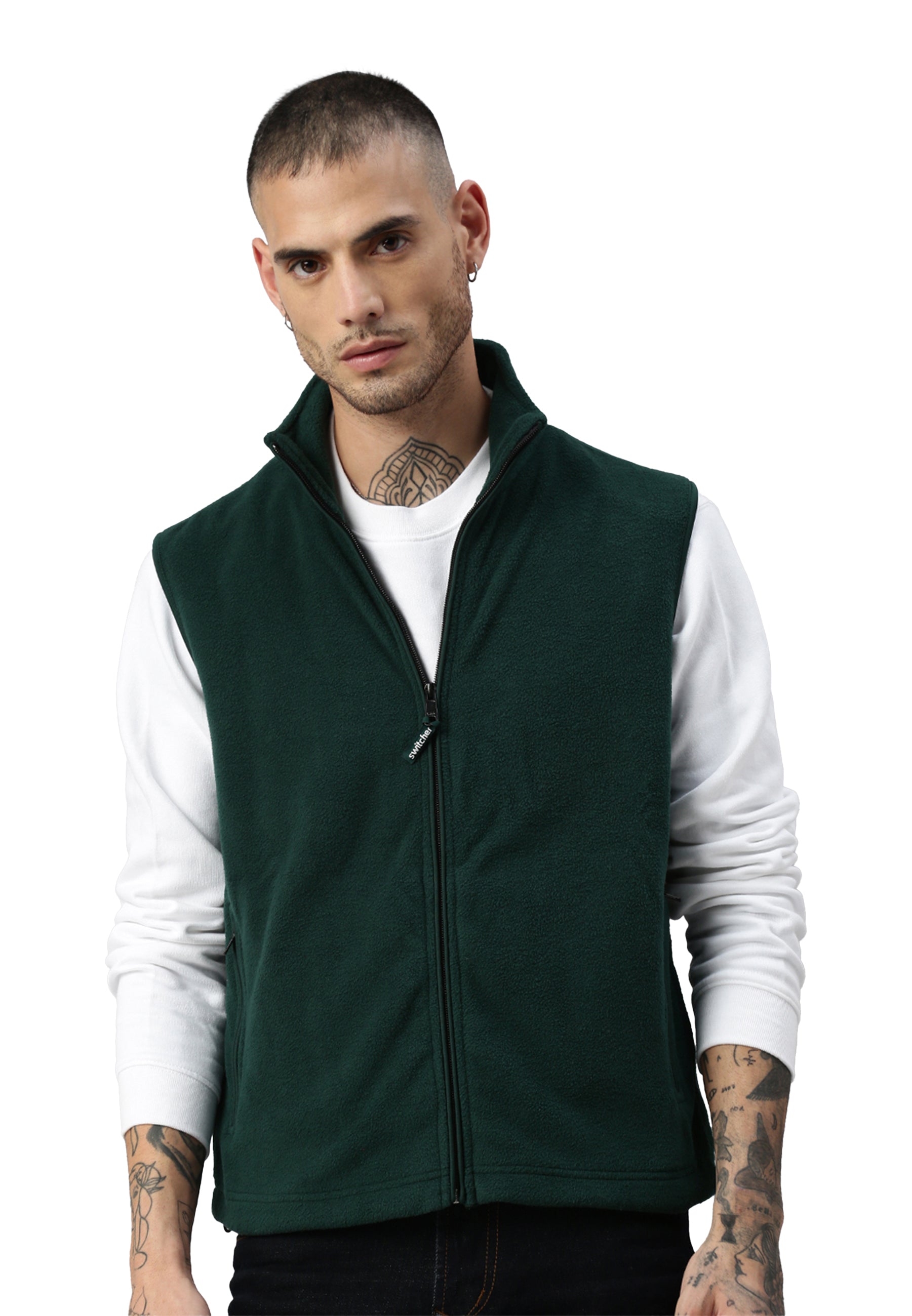 Gilet in pelliccia di fibra Cortina