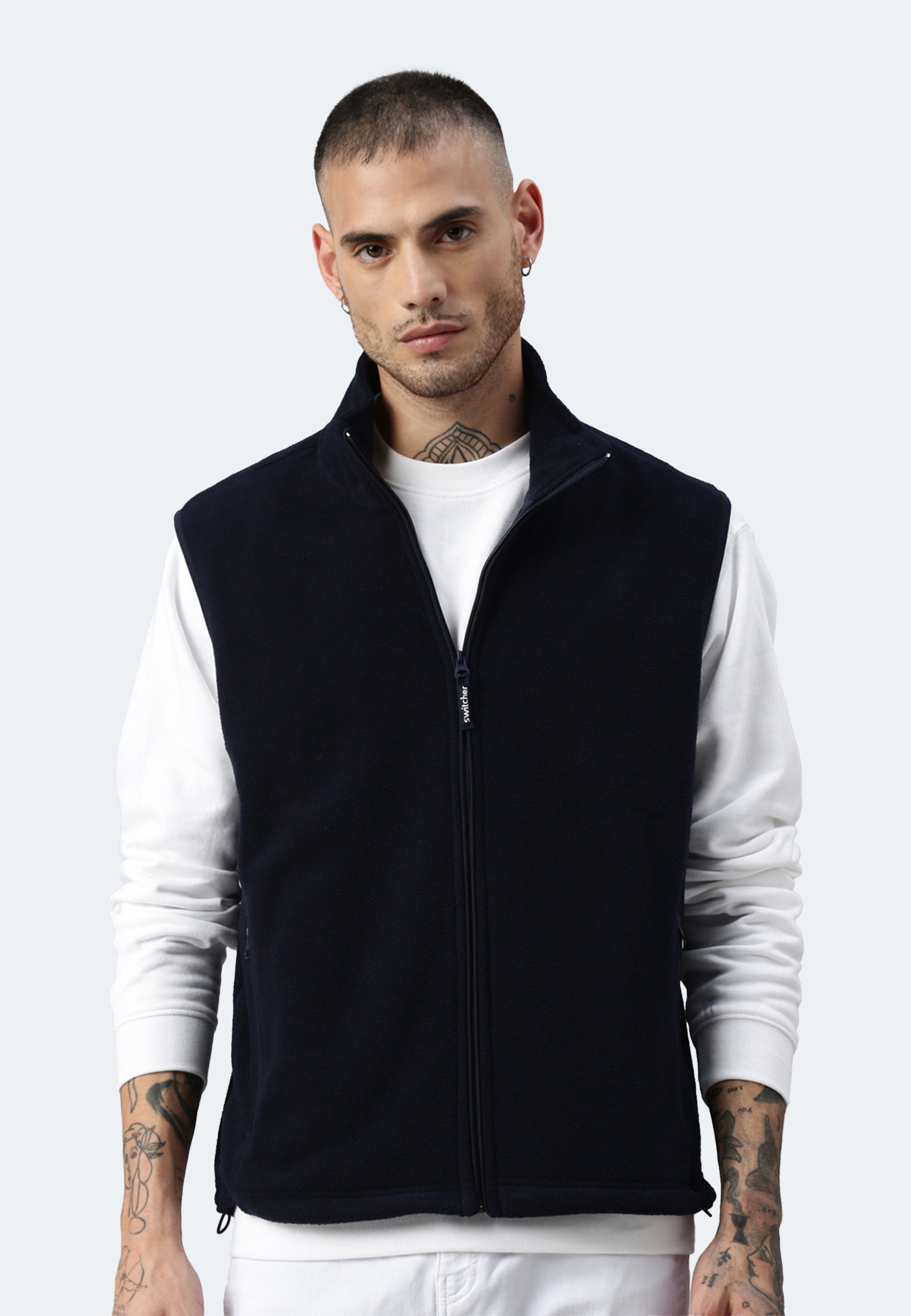 Gilet in pelliccia di fibra Cortina