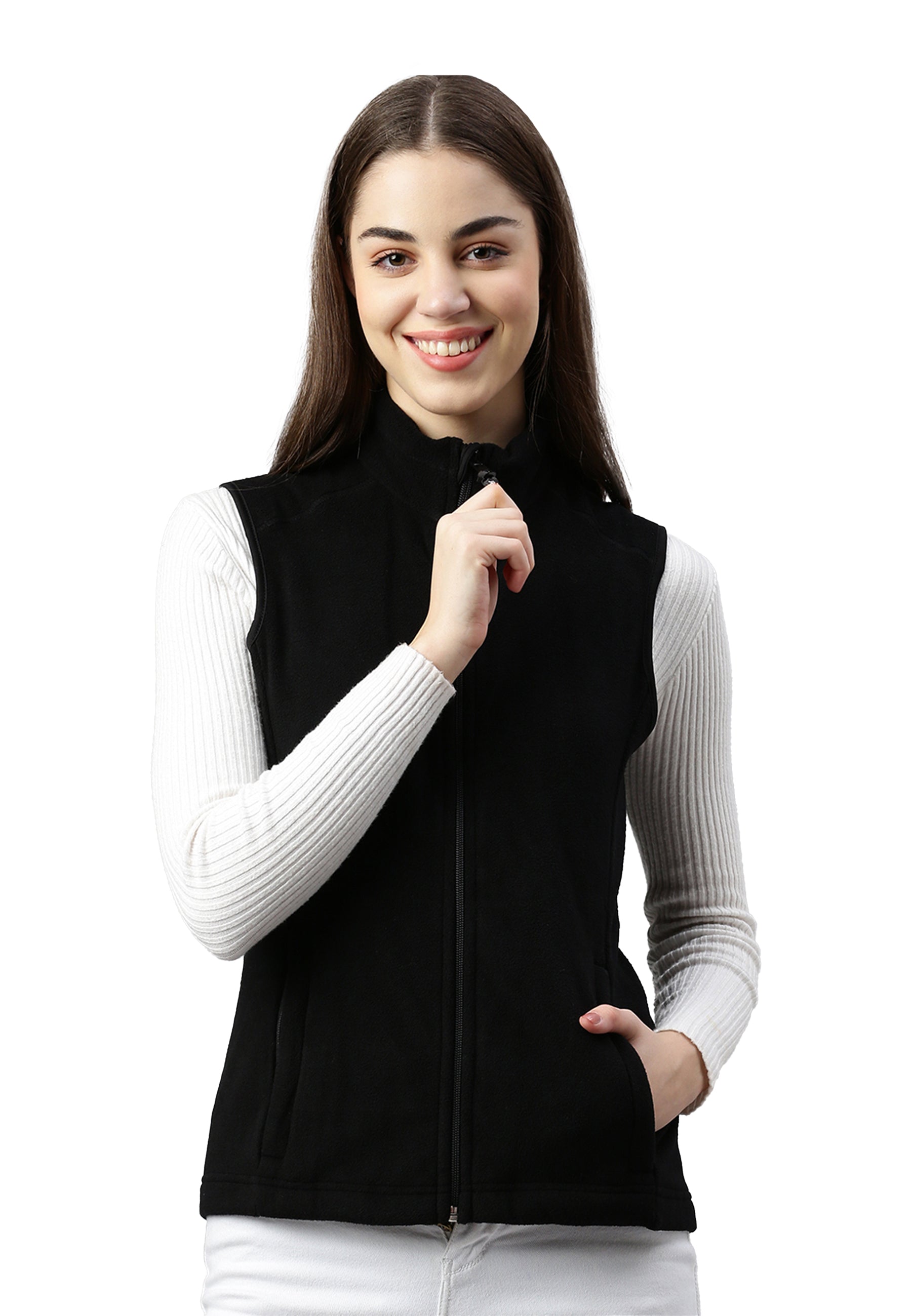 Gilet in pelliccia di fibra Helsinki