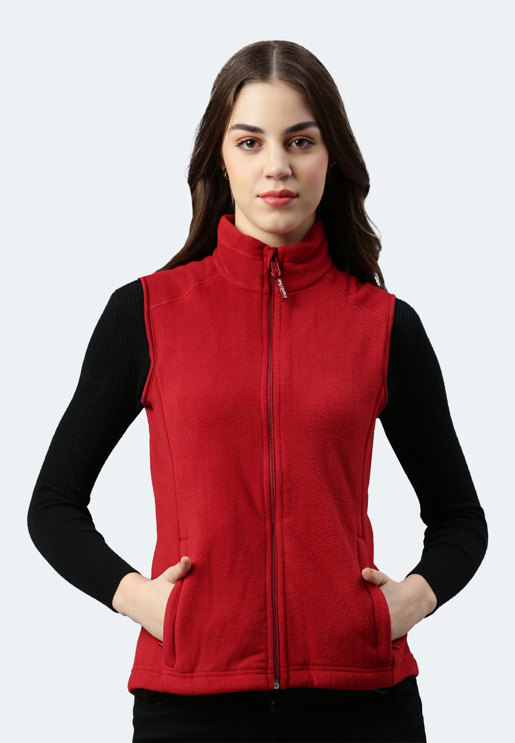 Gilet in pelliccia di fibra Helsinki