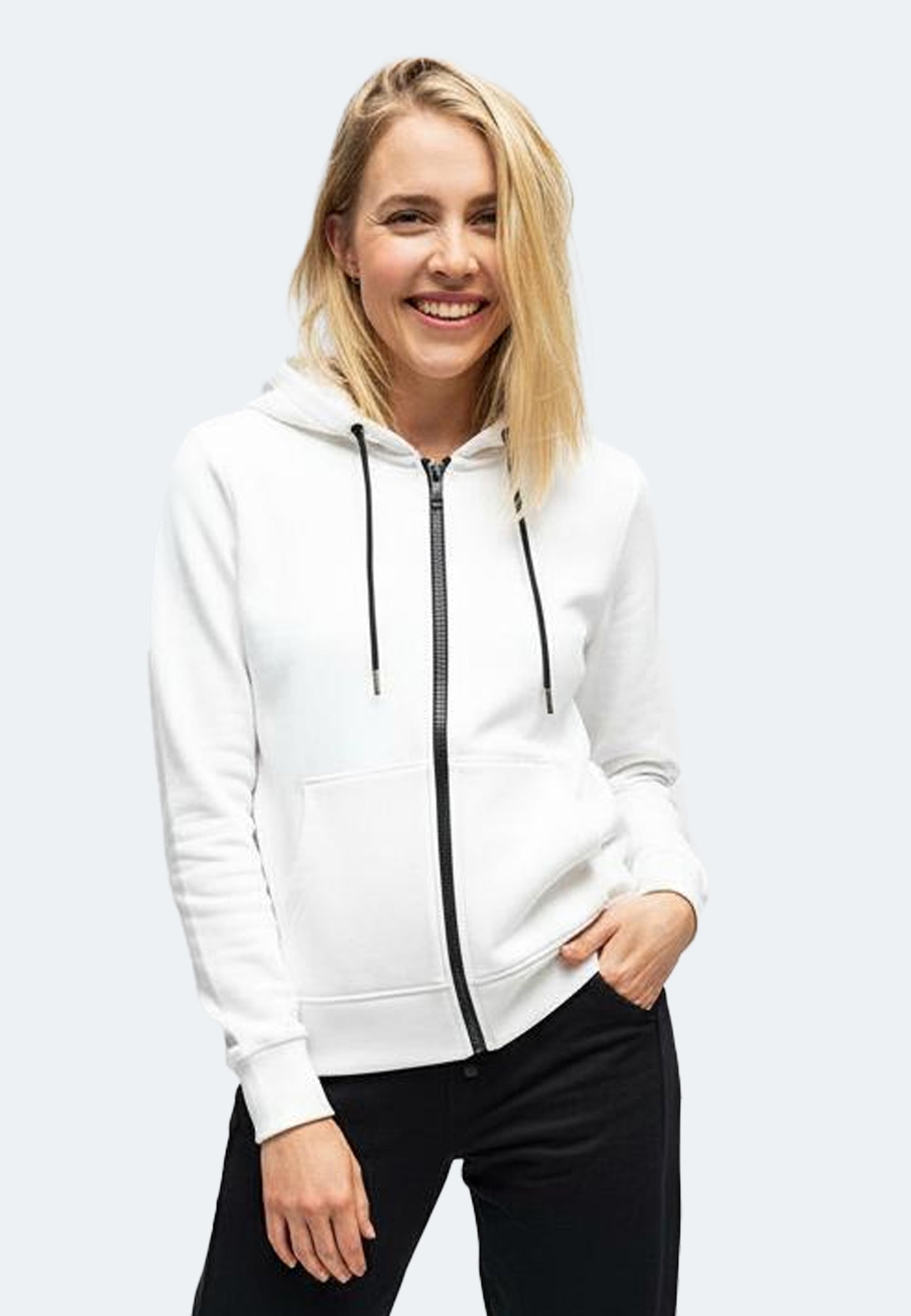 Felpa con cappuccio Switcher Lady arizona colour/1 blanc