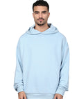 Switcher felpa con cappuccio da uomo colore casablanca/anima blu