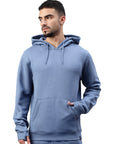 Switcher felpa con cappuccio da uomo colore casablanca/blu elementare