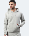 Switcher felpa con cappuccio da uomo colore casablanca/gris chine