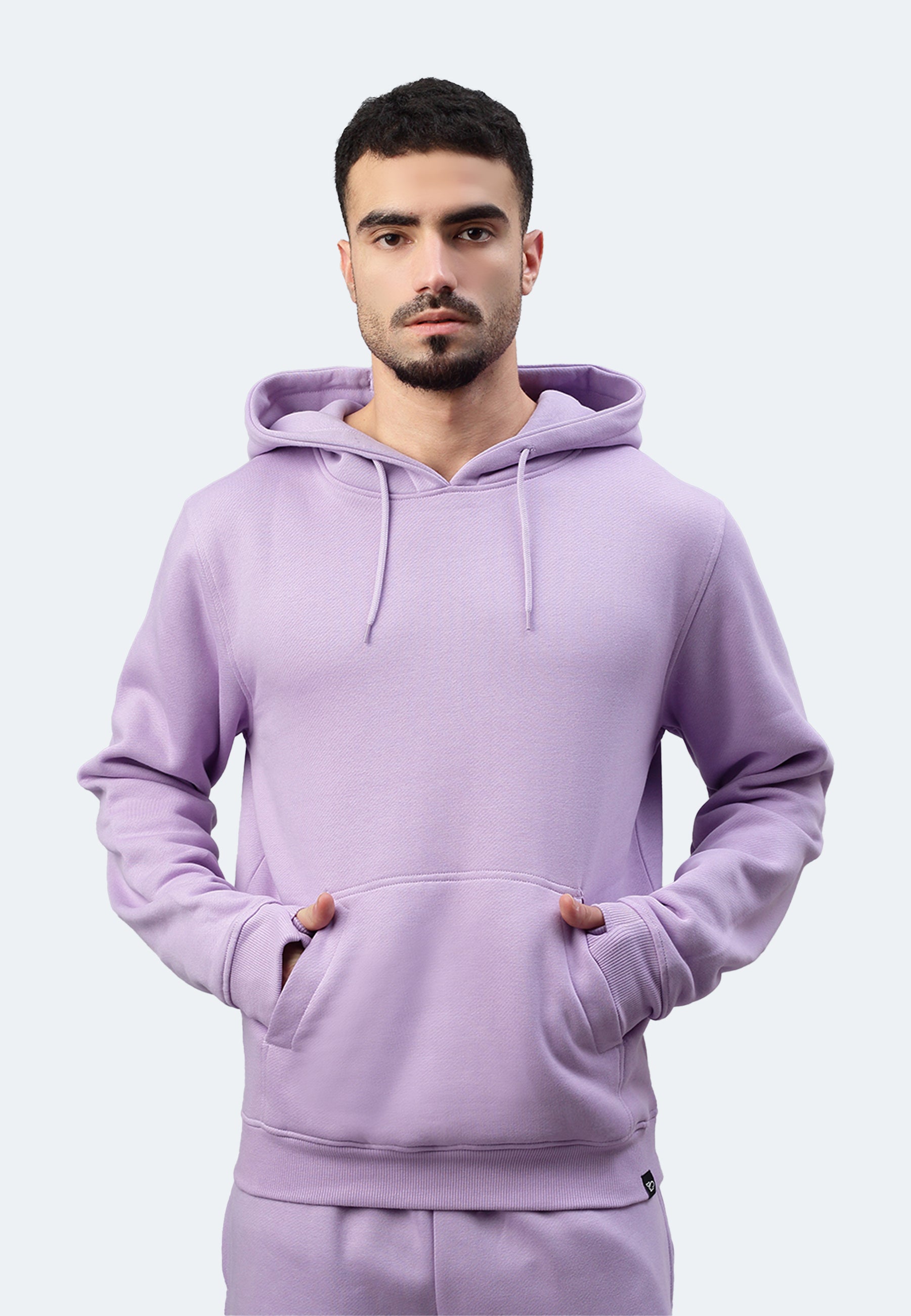 Felpa Switcher con cappuccio da uomo colore casablanca/lavanda