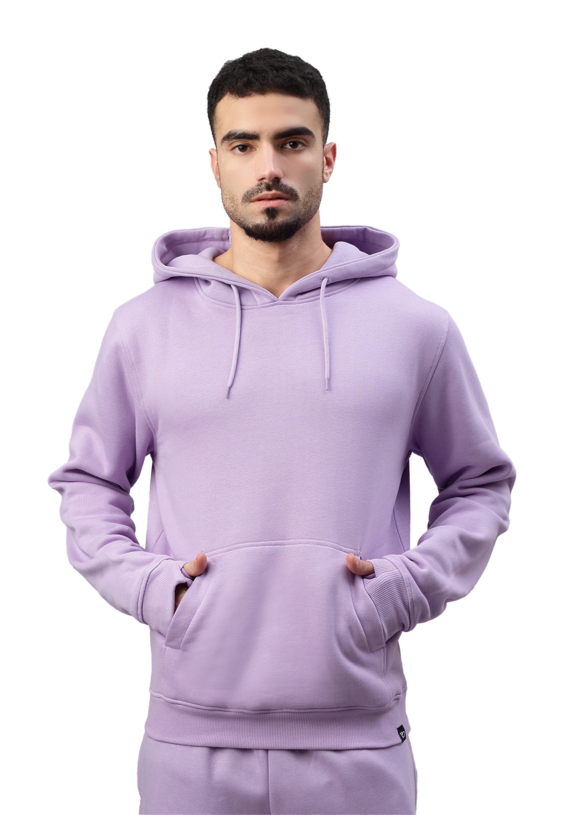 Felpa Switcher con cappuccio da uomo colore casablanca/lavanda