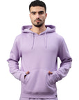 Felpa Switcher con cappuccio da uomo colore casablanca/lavanda