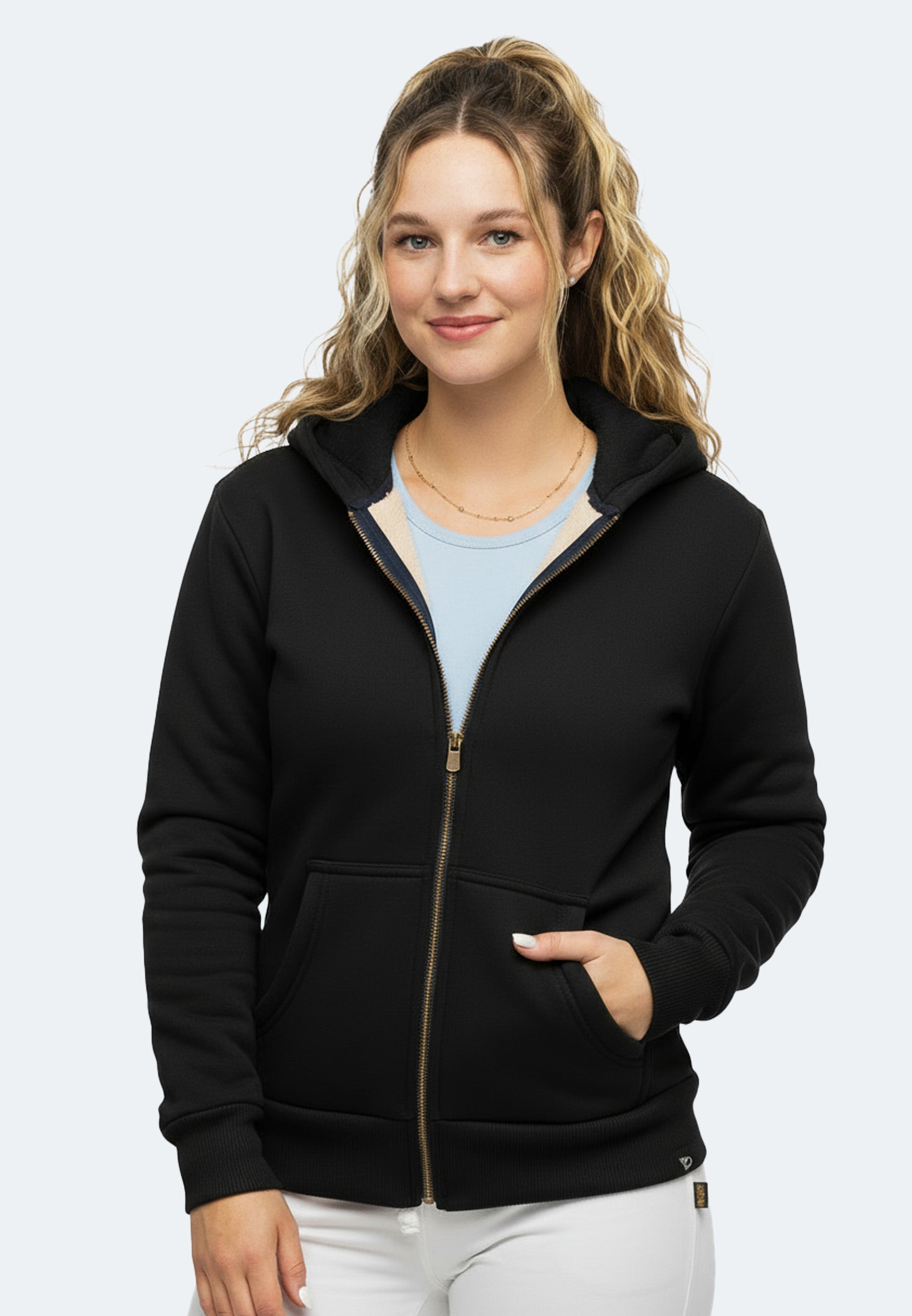 Switcher Sherpa Felpa con cappuccio grimentz color/40 noir