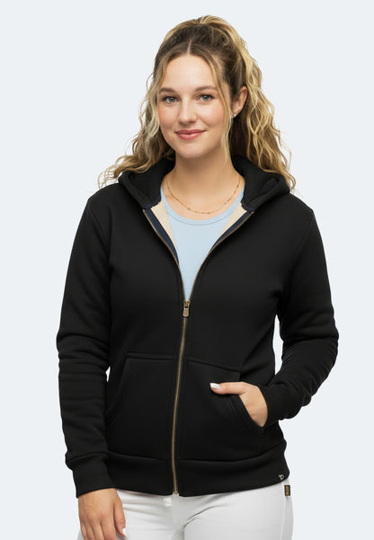 Switcher Sherpa Felpa con cappuccio grimentz color/40 noir