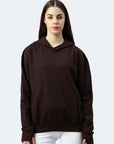 Felpa con cappuccio Switcher Lady skylar color/680 cafe